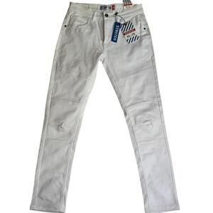 GS-115 Premium Denim Men's White Jeans sz: 30  NEW WITH TAGS
